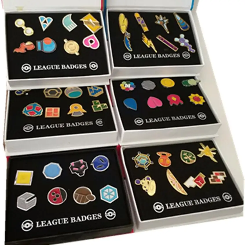 Pokemon Gym Badges Kanto Johto Hoenn Sinnoh Unova Kalos League Region Orange Islands Pins Brooches Box Set Gift
Pokemon Gym Badges Kanto Johto Hoenn Sinnoh Unova Kalos League Region Orange Islands Pins Brooches Box Set Gift