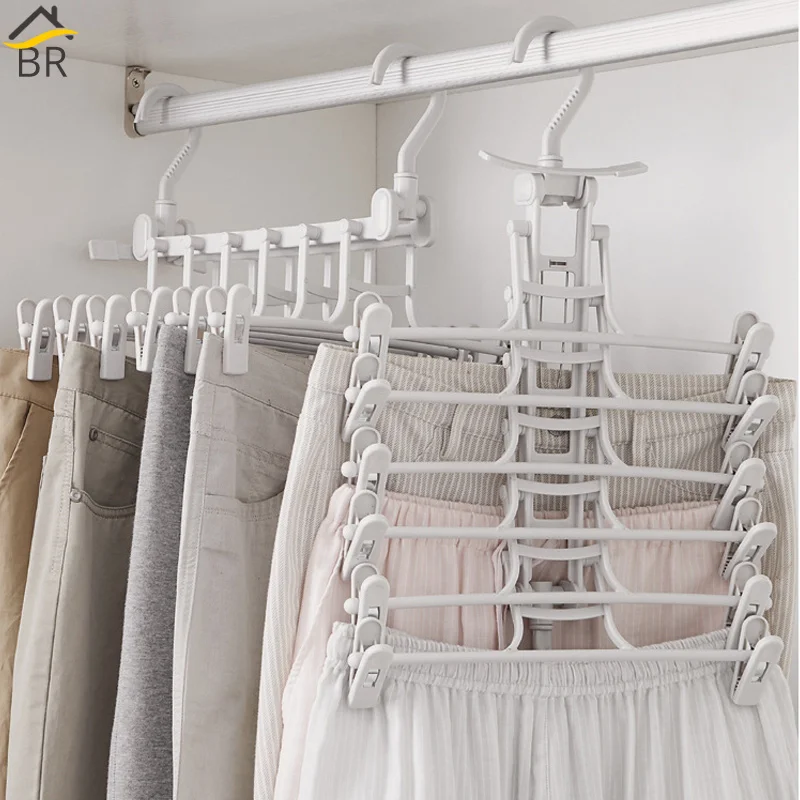 BR Multifunctional Hangers for Clothes Foldable Drying Rack Trouser Clamp Hanger Clothes Dryer Wardrobe Storage Organizer
BR Multifunctional Hangers for Clothes Foldable Drying Rack Trouser Clamp Hanger Clothes Dryer Wardrobe Storage Organizer