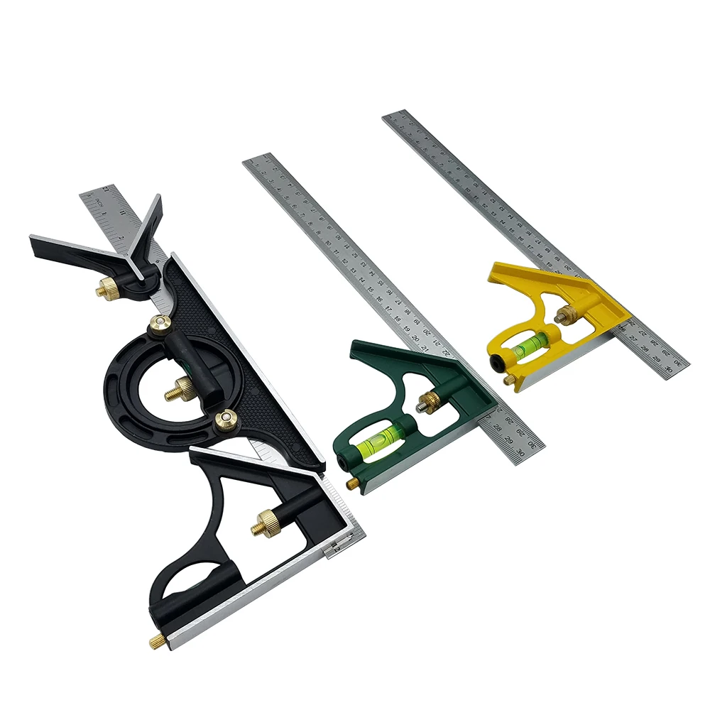Multi-functional Adjustable Combination Square Right Angle Ruler Stainless Steel 0-300mm Measuring Tool
Multi-functional Adjustable Combination Square Right Angle Ruler Stainless Steel 0-300mm Measuring Tool