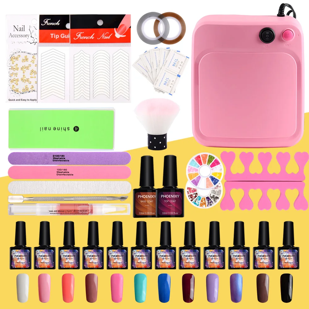 Manicure Set Lamp For Nail Kit 36w UV Dryer 10Pcs 8ml UV Gel Nail Polish Set Gel Varnish For Nail Art Set Tools For Manicure
Manicure Set Lamp For Nail Kit 36w UV Dryer 10Pcs 8ml UV Gel Nail Polish Set Gel Varnish For Nail Art Set Tools For Manicure
