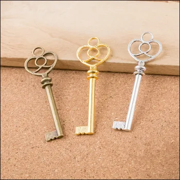 Vintage Alloy Key Charms Hallow Out Love Heart Keys Pendants Vintage Bronze Silver Gold Metal DIY jewelry Findings Pendant
Vintage Alloy Key Charms Hallow Out Love Heart Keys Pendants Vintage Bronze Silver Gold Metal DIY jewelry Findings Pendant