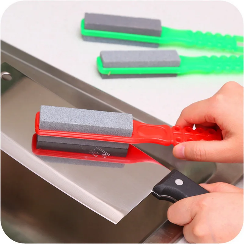 Two-sided Abrasive Tools Corundum Knife Scissors Kitchen Knife Sharpener Polish Sharping Hand Tools Random Color
Two-sided Abrasive Tools Corundum Knife Scissors Kitchen Knife Sharpener Polish Sharping Hand Tools Random Color
