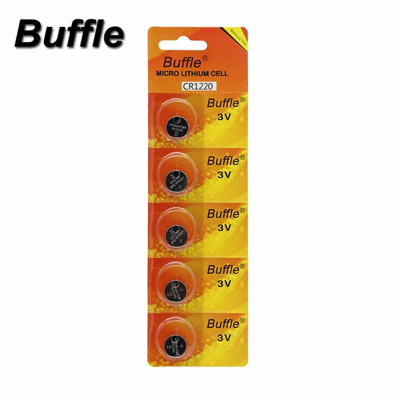 5x New Buffle CR1220 3V Button Cell Batteries 40mAh DL1220 LM1220 Digital Camera Lithium Battery
5x New Buffle CR1220 3V Button Cell Batteries 40mAh DL1220 LM1220 Digital Camera Lithium Battery
