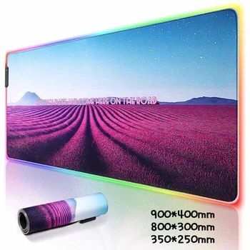 Lavender LED RGB Gaming Mouse Pad Non-slip Large Gamer Computer Mousepad Desk Pad For PC Laptop Desktop
Lavender LED RGB Gaming Mouse Pad Non-slip Large Gamer Computer Mousepad Desk Pad For PC Laptop Desktop