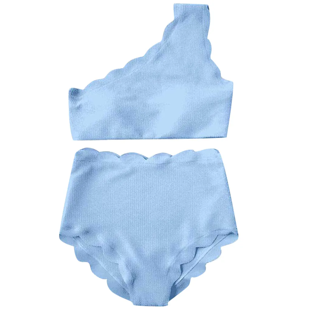 SAGACE Swimwear High Waisted New Lady Vintage High Waisted Swimsuit Two Pieces Scalloped Trim One Shoulder Bikini Set 2019
SAGACE Swimwear High Waisted New Lady Vintage High Waisted Swimsuit Two Pieces Scalloped Trim One Shoulder Bikini Set 2019