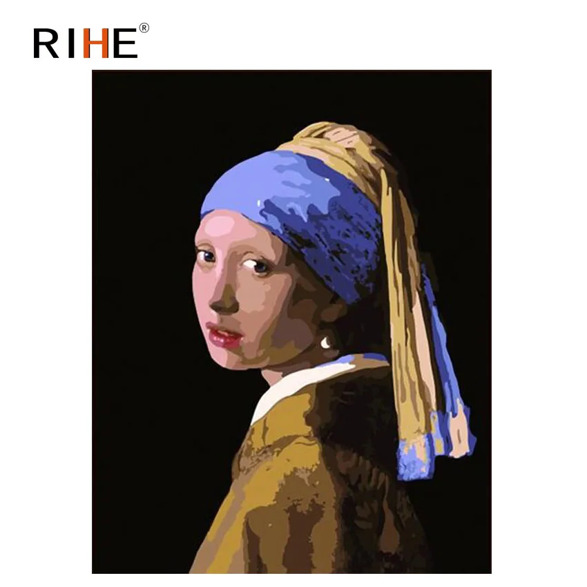 RIHE Scarf Girl Oil Painting By Numbers Belle Cuadros Decoracion Acrylic Paint On Canvas For Artwork Modern Wall Art Picture
RIHE Scarf Girl Oil Painting By Numbers Belle Cuadros Decoracion Acrylic Paint On Canvas For Artwork Modern Wall Art Picture