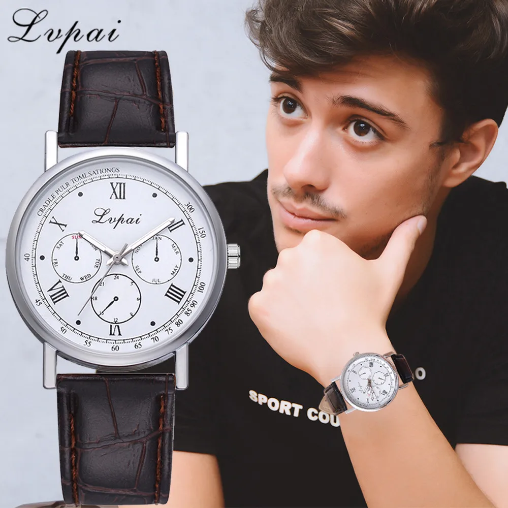 Fashion Brand Watch LVPAI Women Watches Quartz Leather Band Mens Watch Analog Ladies Dress Wrist Watch montre femme Hot Sell
Fashion Brand Watch LVPAI Women Watches Quartz Leather Band Mens Watch Analog Ladies Dress Wrist Watch montre femme Hot Sell