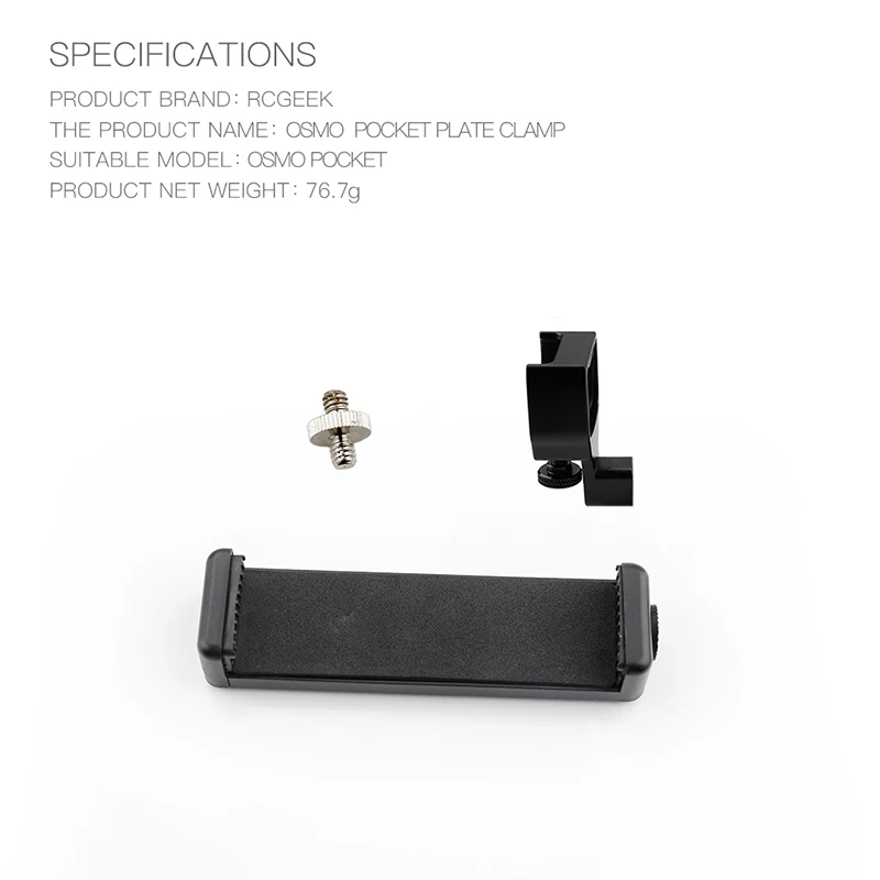 7.9 inch 9.7 inch tablet Clip Extended Bracket Clip adapter mount for DJI osmo Pocket Handheld gimbal camera Accessories (14)