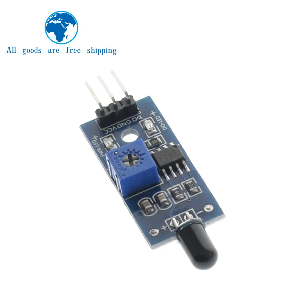 TZT IR Infrared 3 Wire Flame Detection Sensor Module IR Flame Sensor Module Detector Smartsense For Arduino
TZT IR Infrared 3 Wire Flame Detection Sensor Module IR Flame Sensor Module Detector Smartsense For Arduino