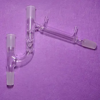 24/40,Glass Claisen Fractional Distillation Head,Vigreux & Liebig Condenser
24/40,Glass Claisen Fractional Distillation Head,Vigreux & Liebig Condenser