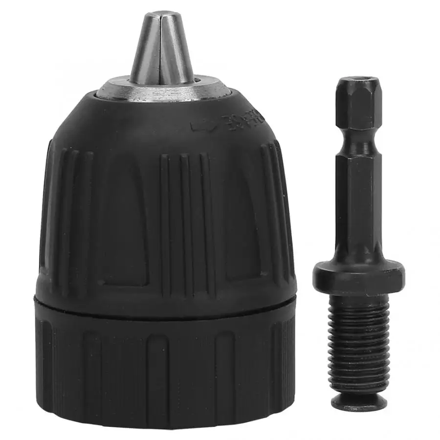 Plastic Casing Drill Chuck 0.8-10mm 3/8-24UNF + 1/4 Hex Head 3/8 Thread Extension Rod Thread Drill Chuck
Plastic Casing Drill Chuck 0.8-10mm 3/8-24UNF + 1/4 Hex Head 3/8 Thread Extension Rod Thread Drill Chuck