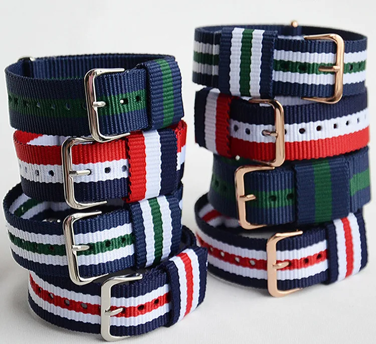 10PCS Wholesale 20mm 18mm Nato Watch Straps Nylon Strap Nylon Watchbands Army Military Fabric Woven Band Buckle Bracelet Men
10PCS Wholesale 20mm 18mm Nato Watch Straps Nylon Strap Nylon Watchbands Army Military Fabric Woven Band Buckle Bracelet Men