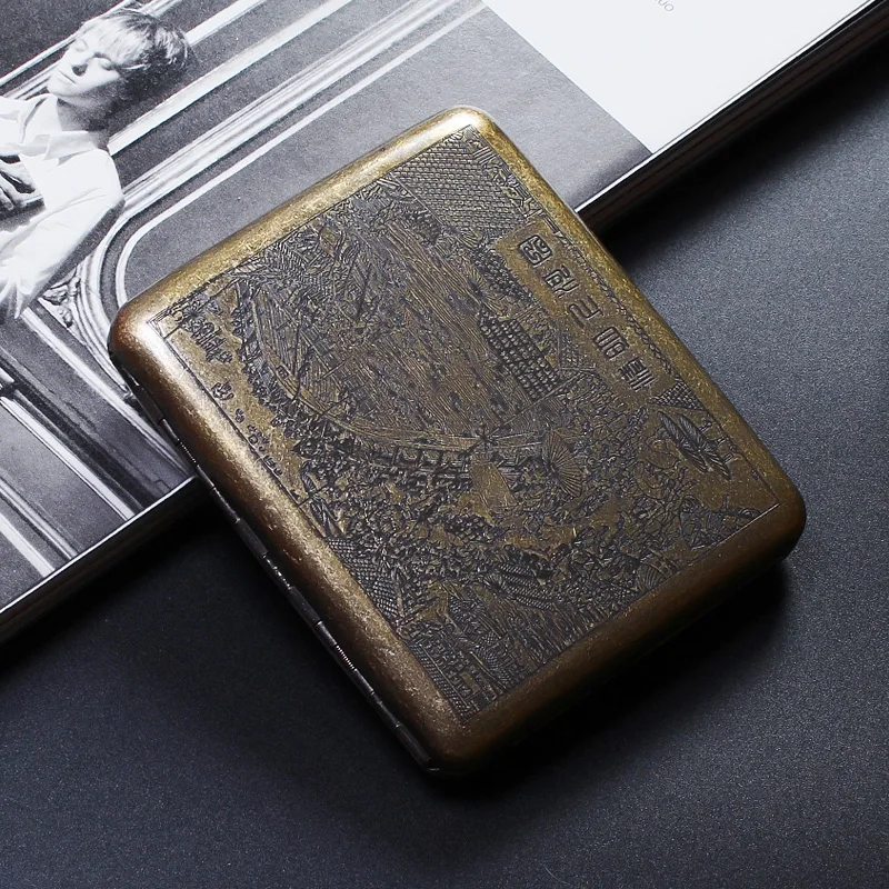 2016 New Product Cigarette Box Stainless Steel Material Portable Retro Cigarette Case
2016 New Product Cigarette Box Stainless Steel Material Portable Retro Cigarette Case