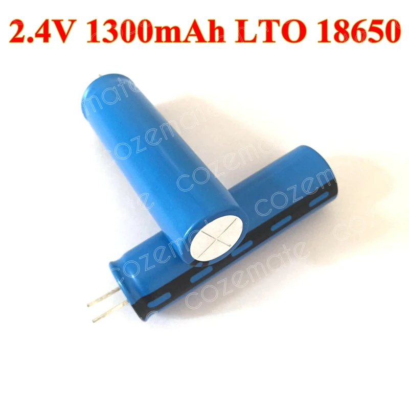 10pcs 20C LTO 18650 2.4v 1300mAh Lithium Titanate Battery Cell Capacitor for Diy Pack Power Tool Long Cycle Life Fast Chage Disc
10pcs 20C LTO 18650 2.4v 1300mAh Lithium Titanate Battery Cell Capacitor for Diy Pack Power Tool Long Cycle Life Fast Chage Disc