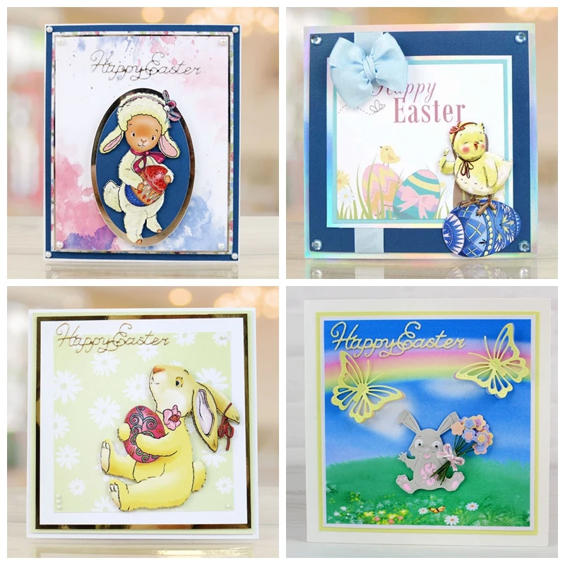 Happy Easter Animals Metal Cutting Dies Stencils for DIY Scrapbooking Album Photo Paper Cards Making Crafts Embossing 2019
Happy Easter Animals Metal Cutting Dies Stencils for DIY Scrapbooking Album Photo Paper Cards Making Crafts Embossing 2019