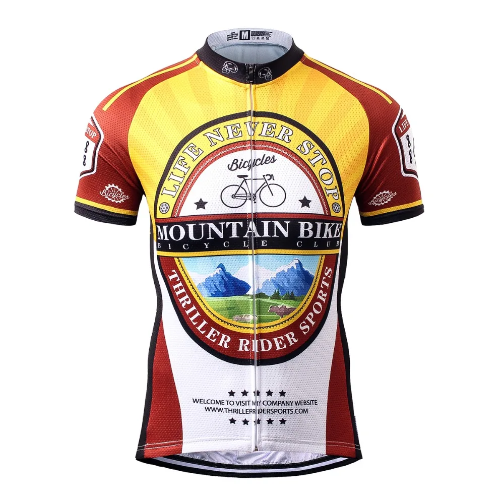 THRILLER RIDER SPORTS TRS-0023 Mens Cycling Jersey Cycling Clothing Bike Shirt Size S to 5XL
THRILLER RIDER SPORTS TRS-0023 Mens Cycling Jersey Cycling Clothing Bike Shirt Size S to 5XL