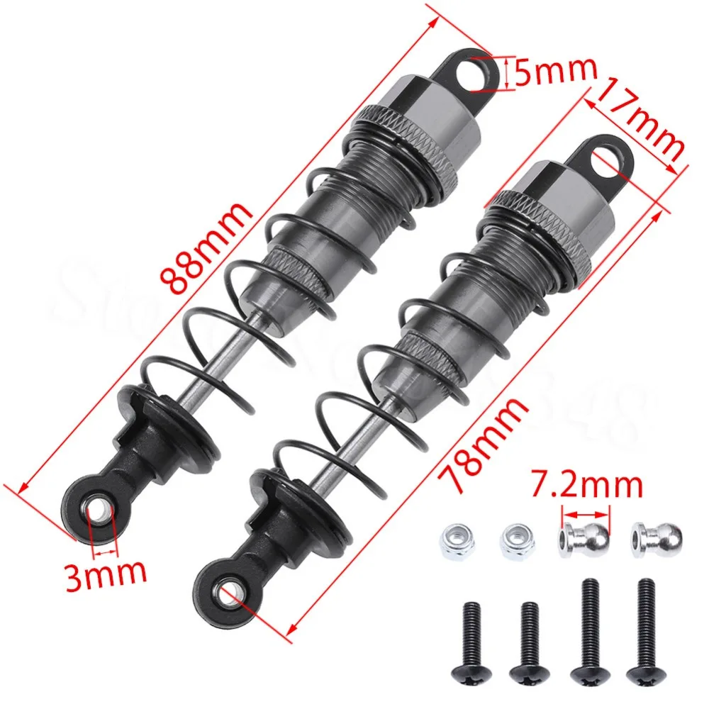 2Pcs Aluminum Front Shock Absorber For Kyosho 1/10 Scale Electric Radio Control 4WD Racing Buggy Optima JAVELIN 30617 30618
2Pcs Aluminum Front Shock Absorber For Kyosho 1/10 Scale Electric Radio Control 4WD Racing Buggy Optima JAVELIN 30617 30618