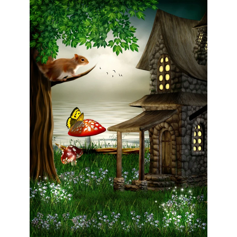 5x7ft Alice Wonderland Cottage Garden Rabbit Mushroom Lake Washable No Wrinkle Photo Studio Background Backdrop Polyester Fabric
5x7ft Alice Wonderland Cottage Garden Rabbit Mushroom Lake Washable No Wrinkle Photo Studio Background Backdrop Polyester Fabric