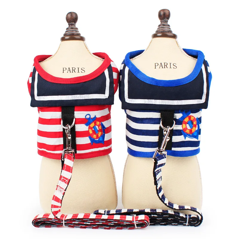 No Pull Step-in Mesh Dog Harness with Padded Vest Classic Navy Stripe Pet Puppy Walking Vest Harness and Leash Leads Set S M L
No Pull Step-in Mesh Dog Harness with Padded Vest Classic Navy Stripe Pet Puppy Walking Vest Harness and Leash Leads Set S M L