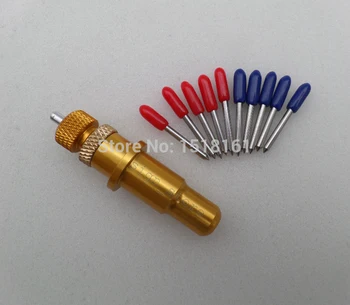 High Quality 1 pc Golden Roland Blade Holder + 5pcs 45 + 5 pcs 60 degree Cutting Plotter Roland Blade Free shipping
High Quality 1 pc Golden Roland Blade Holder + 5pcs 45 + 5 pcs 60 degree Cutting Plotter Roland Blade Free shipping