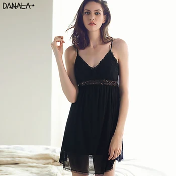DANALA Sexy Lace Women Nightgowns Summer Modal Vogue Sleepwear Midi Dresses Women 2019 Supple Nightie For Women Home Wear
DANALA Sexy Lace Women Nightgowns Summer Modal Vogue Sleepwear Midi Dresses Women 2019 Supple Nightie For Women Home Wear