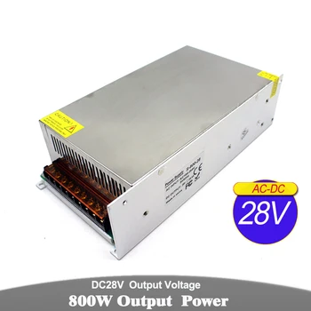 DC Power Supply 28V 28.6A 800w Driver Transformer AC110V 220V to DC28V Power Adapter for CNC CCTV Motor Lighting Machinery
DC Power Supply 28V 28.6A 800w Driver Transformer AC110V 220V to DC28V Power Adapter for CNC CCTV Motor Lighting Machinery