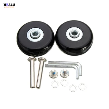 2 Pcs 50mm Black Luggage Suitcase Replacement Rubber Wheel Roller Suitcase Repair Parts
2 Pcs 50mm Black Luggage Suitcase Replacement Rubber Wheel Roller Suitcase Repair Parts
