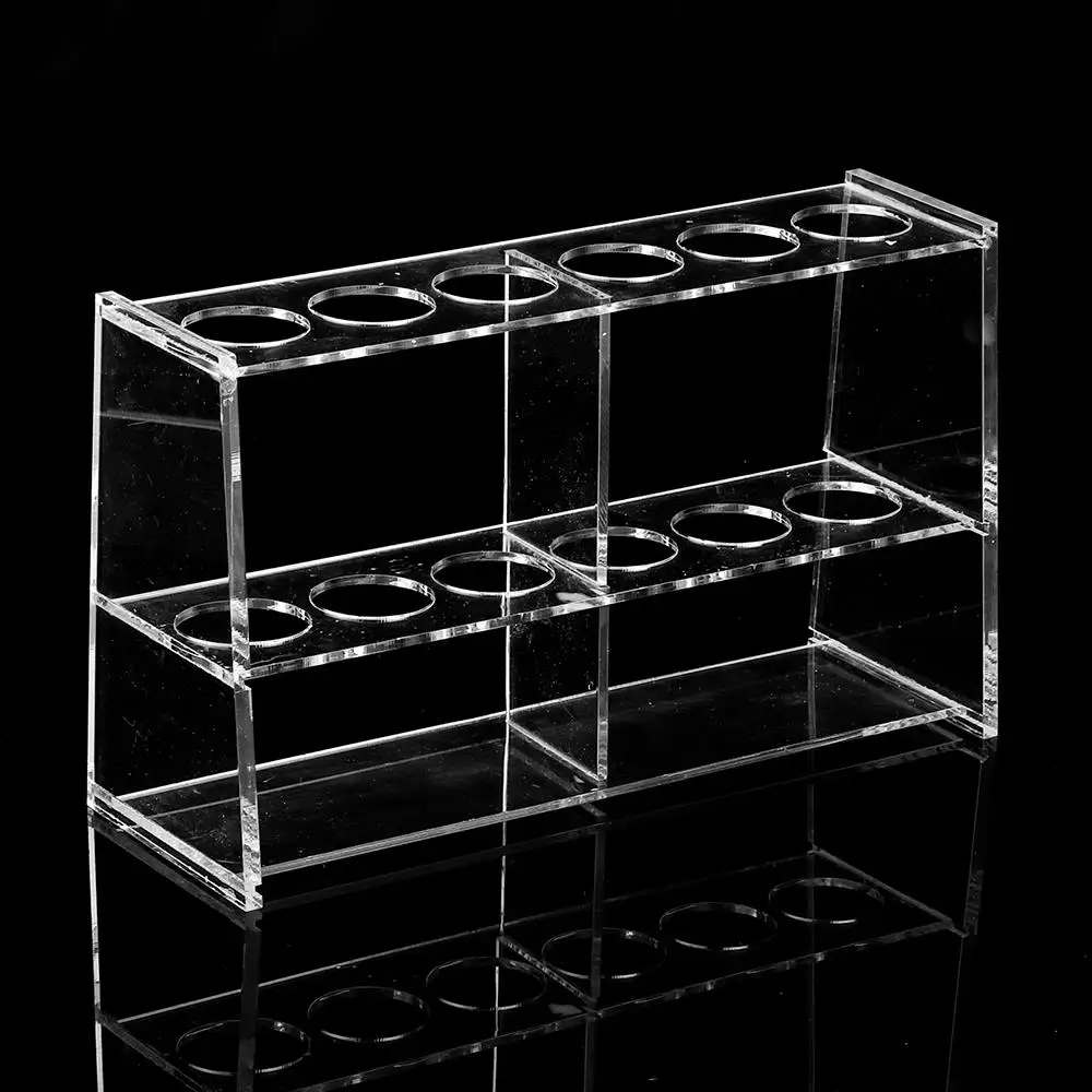 100ML Tubing Holder Rack Stand Shelf 6 Holes Laboratory Test Tube Rack Organic Glass in Test Tube for School Lab Equipment Suppl
100ML Tubing Holder Rack Stand Shelf 6 Holes Laboratory Test Tube Rack Organic Glass in Test Tube for School Lab Equipment Suppl