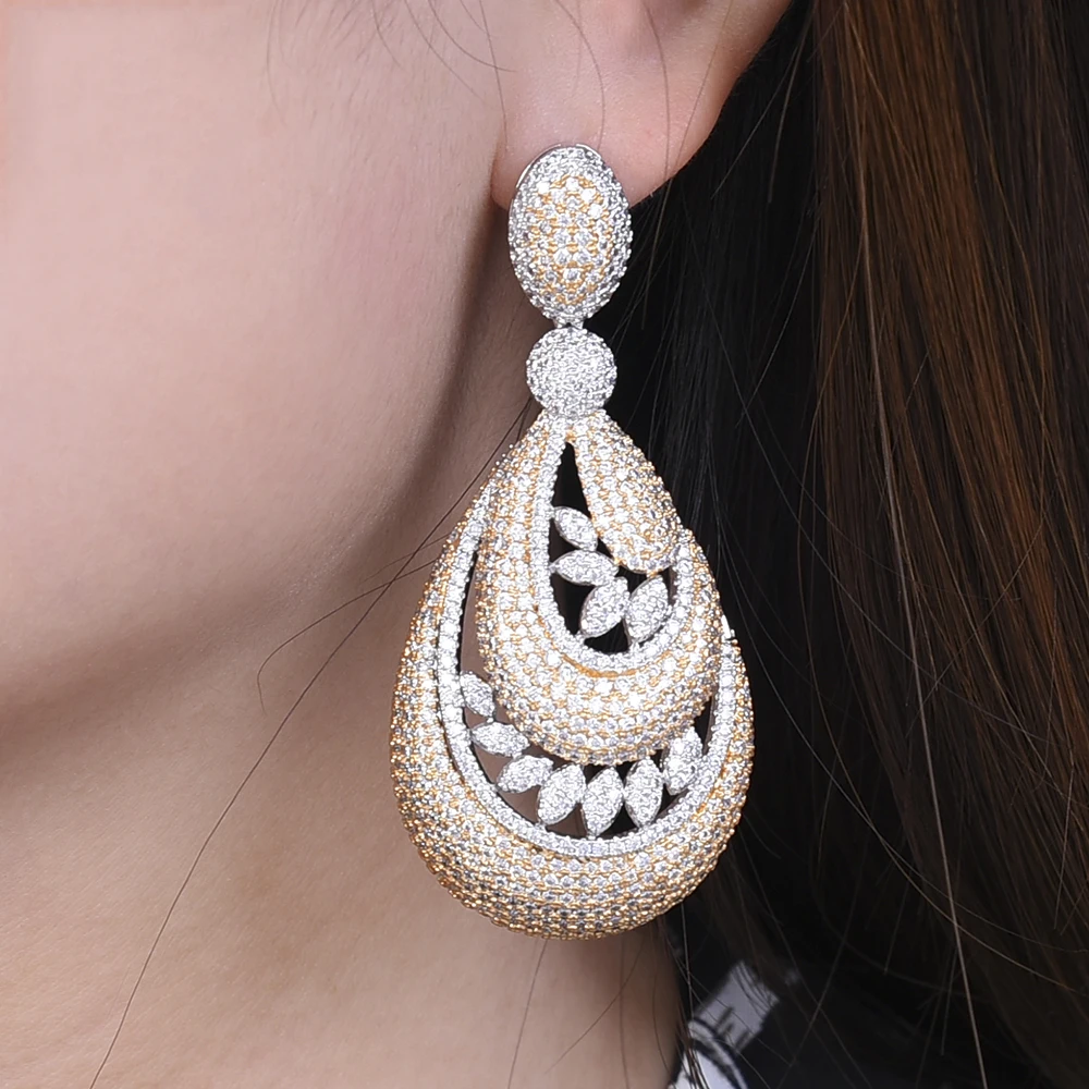 missvikki Gorgeous Exquisite jewelry Handmade Prevent allergy Exclusive customization Cubic Zirconia Waterdrop Pendant Earrings
missvikki Gorgeous Exquisite jewelry Handmade Prevent allergy Exclusive customization Cubic Zirconia Waterdrop Pendant Earrings