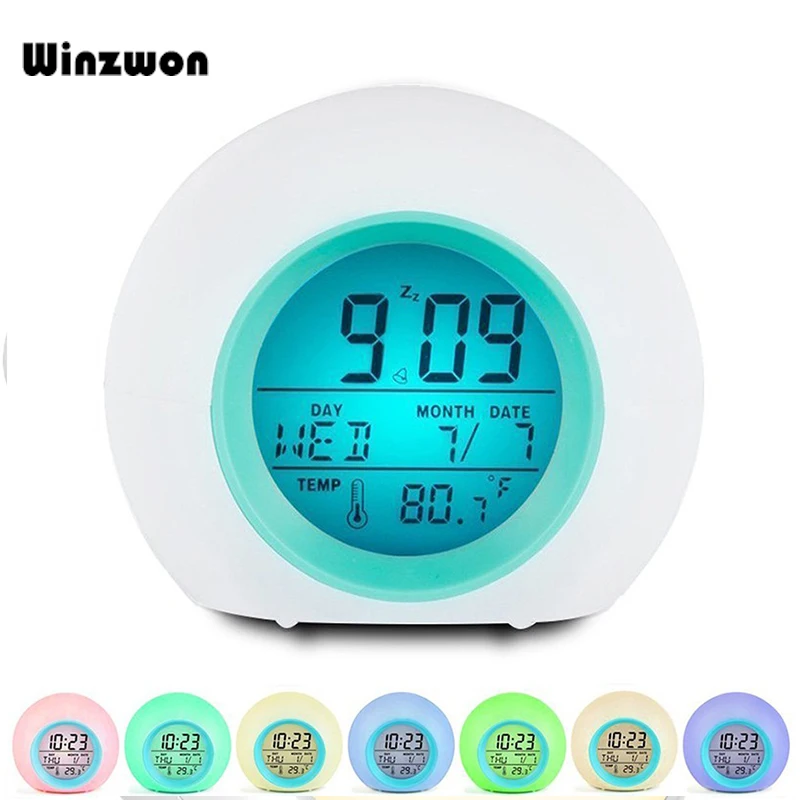 Digital Alarm Clock LED Wake Up Light Snooze Bedside Kids Desktop Digital Table Clocks With Temperature Calendar Function
Digital Alarm Clock LED Wake Up Light Snooze Bedside Kids Desktop Digital Table Clocks With Temperature Calendar Function