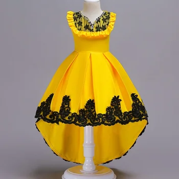 2018 latest girl trailing dress teens children's high-end banquet princess dress V-neck lace rhinestone elegant catwalk dress
2018 latest girl trailing dress teens children's high-end banquet princess dress V-neck lace rhinestone elegant catwalk dress