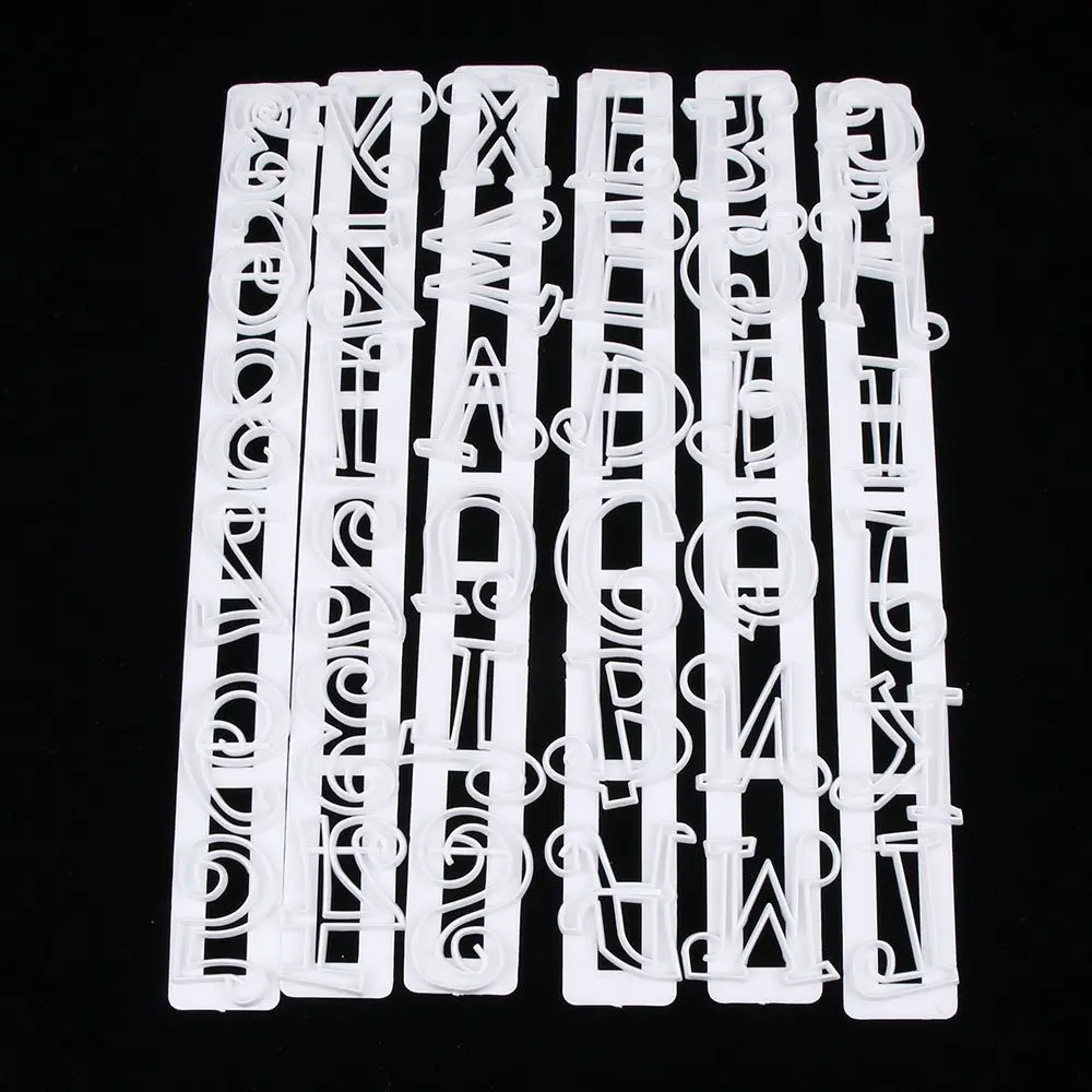 6PCS/SET Large Fondant Plastic Alphabet Letter Number Mold Cake Decorating Tools Set Baking Cookie Cutter Kitchen Accessories
6PCS/SET Large Fondant Plastic Alphabet Letter Number Mold Cake Decorating Tools Set Baking Cookie Cutter Kitchen Accessories