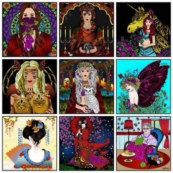 DIY Diamond Embroidery Girl Flowers Pattern Diamond Mosaic Cross Stitch Full Square / Round Rhinestones Painting Wall Art Crafts
DIY Diamond Embroidery Girl Flowers Pattern Diamond Mosaic Cross Stitch Full Square / Round Rhinestones Painting Wall Art Crafts