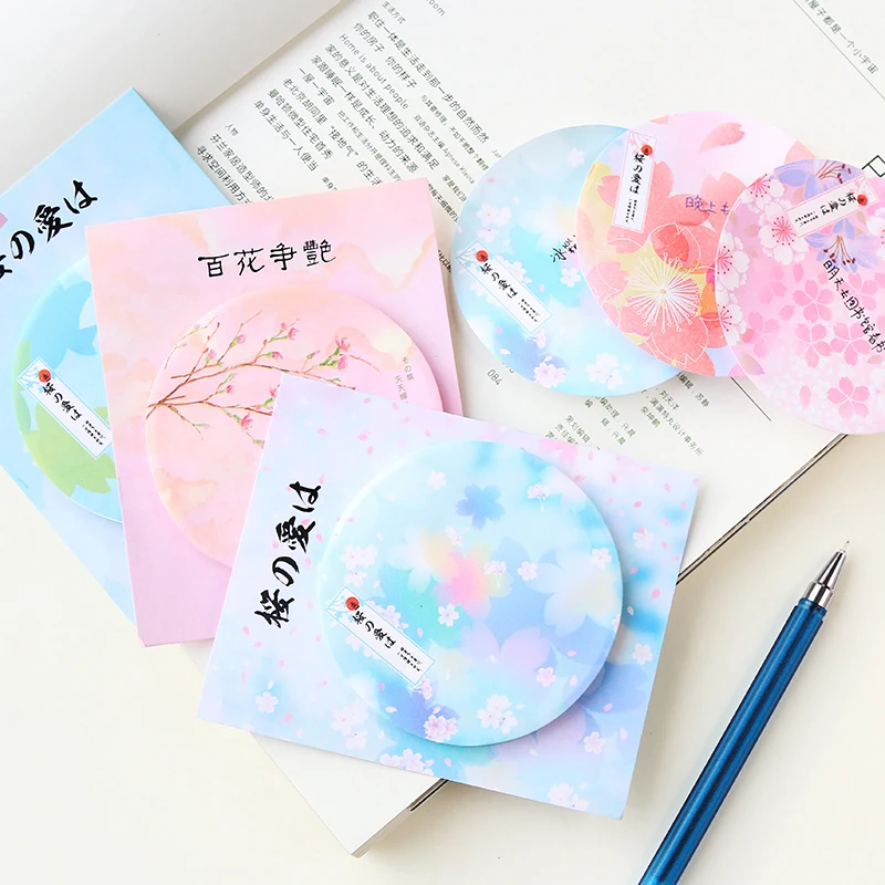 10 Pcs/lot Creative cute small fresh decoration meno pad Round romantic cherry blossom note book students reminder N times post
10 Pcs/lot Creative cute small fresh decoration meno pad Round romantic cherry blossom note book students reminder N times post