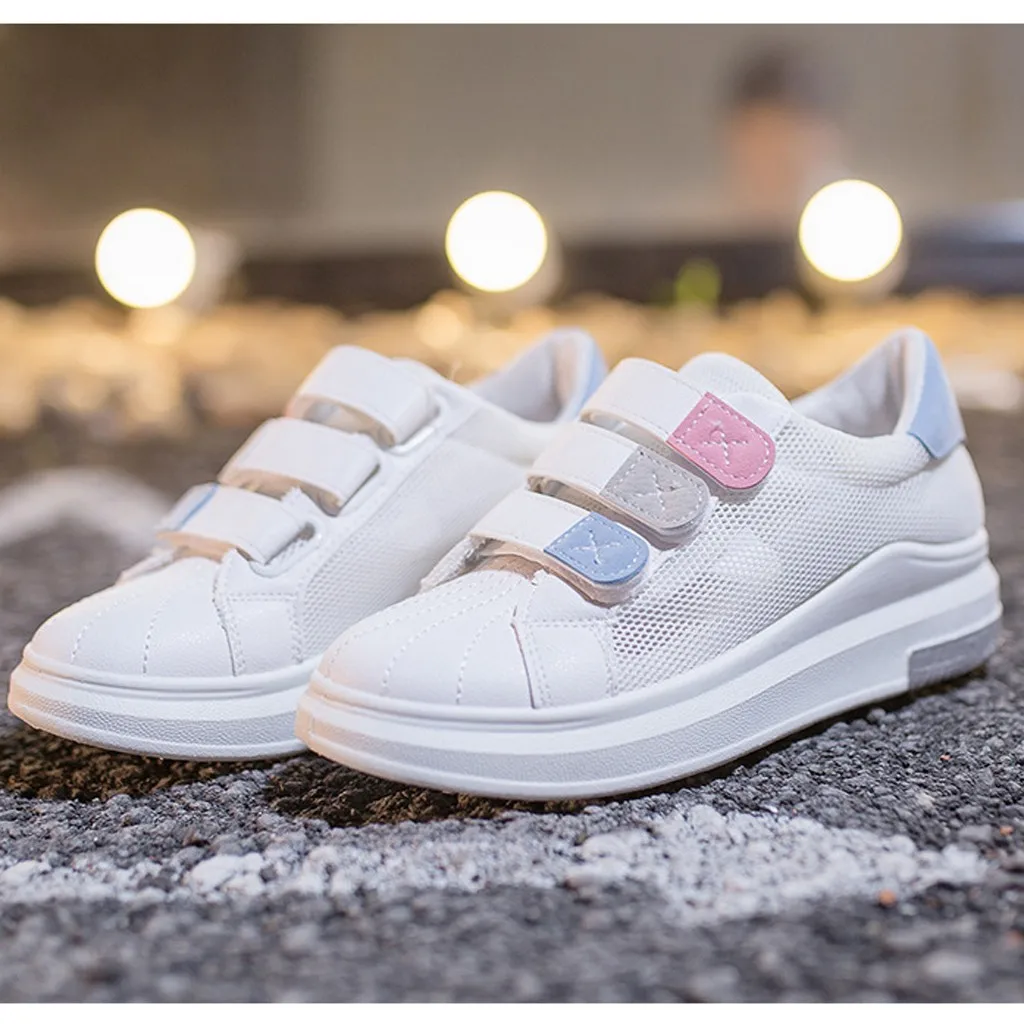 Women's Sneakers 2019 Fashion Women Platform Shoes Lace Up Breathable Shoes Womens Female Trainers Color Matching Shoes
Women's Sneakers 2019 Fashion Women Platform Shoes Lace Up Breathable Shoes Womens Female Trainers Color Matching Shoes