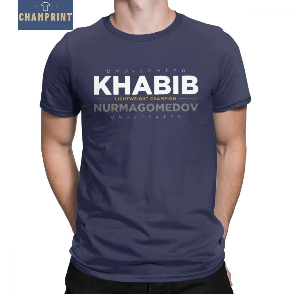 Khabib Nurmagomedov Men's T Shirts Undefeated Undisputed MMA Boxing Awesome 100% Cotton Short Sleeve Tees O Neck T-Shirt Tops
Khabib Nurmagomedov Men's T Shirts Undefeated Undisputed MMA Boxing Awesome 100% Cotton Short Sleeve Tees O Neck T-Shirt Tops