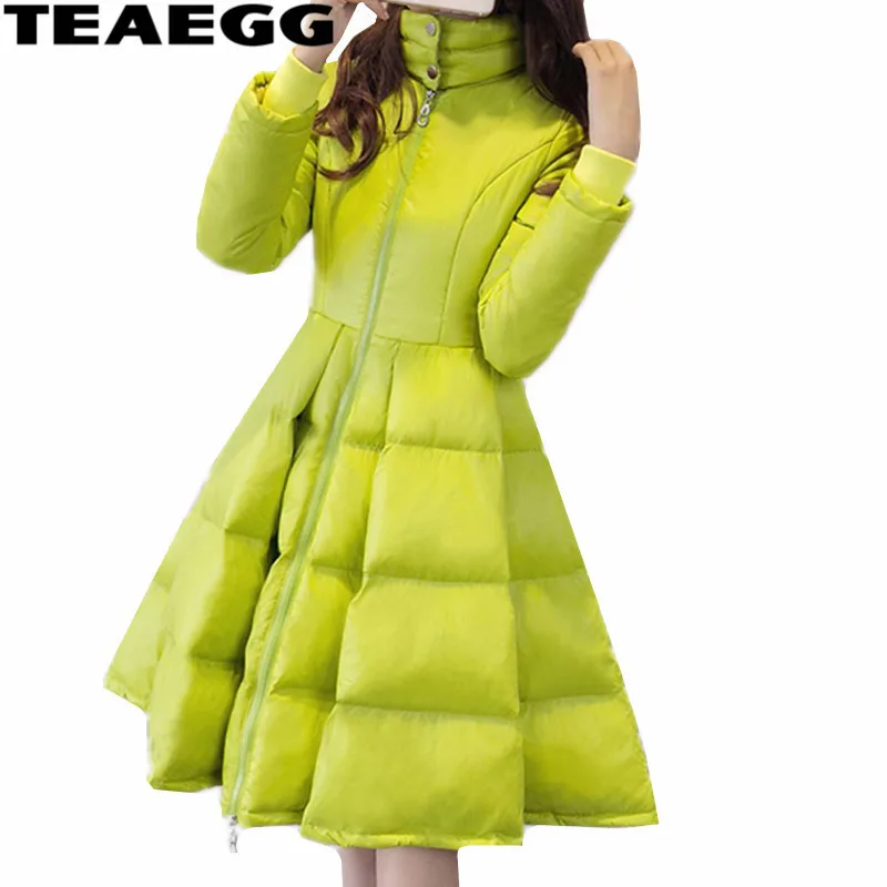 TEAEGG плюс Размеры 5XL парка Femme Hiver линия толстый хлопок зимняя куртка s парки Mujer