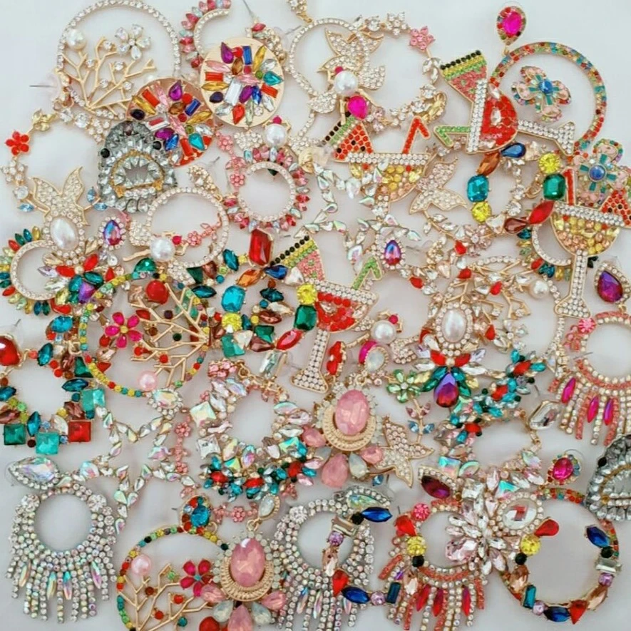 FASHIONSNOOPS Fashion ZA Multi-Color Crystal Drop Earrings Women Gold Color Maxi Statement Dangle Earrings Wedding Party Jewelry
FASHIONSNOOPS Fashion ZA Multi-Color Crystal Drop Earrings Women Gold Color Maxi Statement Dangle Earrings Wedding Party Jewelry