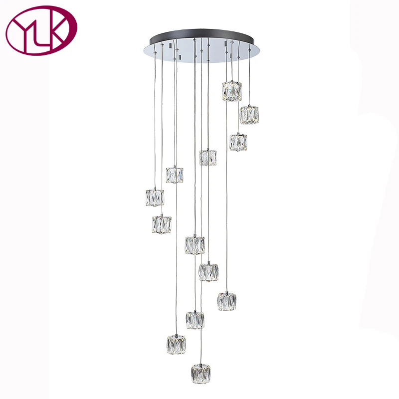 Youlaike Modern LED Chandelier For Living Room Brief Crystal Light Fixture Spiral Flush Mount Indoor Stair Lighting
Youlaike Modern LED Chandelier For Living Room Brief Crystal Light Fixture Spiral Flush Mount Indoor Stair Lighting