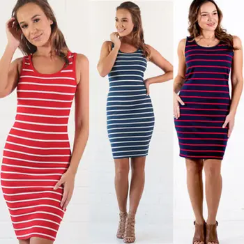 New Summer Womens MAMA BABY Maternity Nursing Breastfeeding Striped Dress Sleeveless Fashion Women Pregnancy Knee-Length Dress
New Summer Womens MAMA BABY Maternity Nursing Breastfeeding Striped Dress Sleeveless Fashion Women Pregnancy Knee-Length Dress