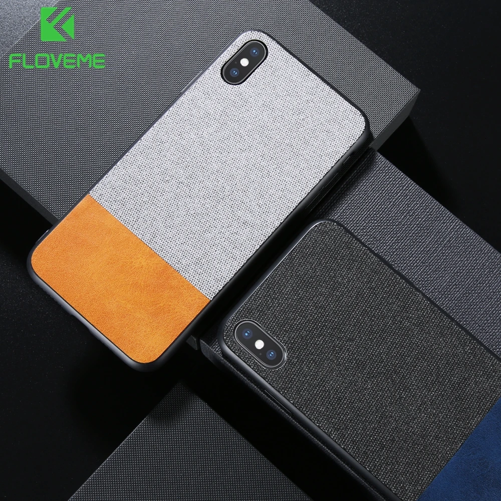 FLOVEME Cloth Skin Case For iPhone X XR XS MAX Luxury Soft TPU Cover For iPhone 8 7 6 6s Plus Mobile Phone Bag Case Coque Fundas
FLOVEME Cloth Skin Case For iPhone X XR XS MAX Luxury Soft TPU Cover For iPhone 8 7 6 6s Plus Mobile Phone Bag Case Coque Fundas