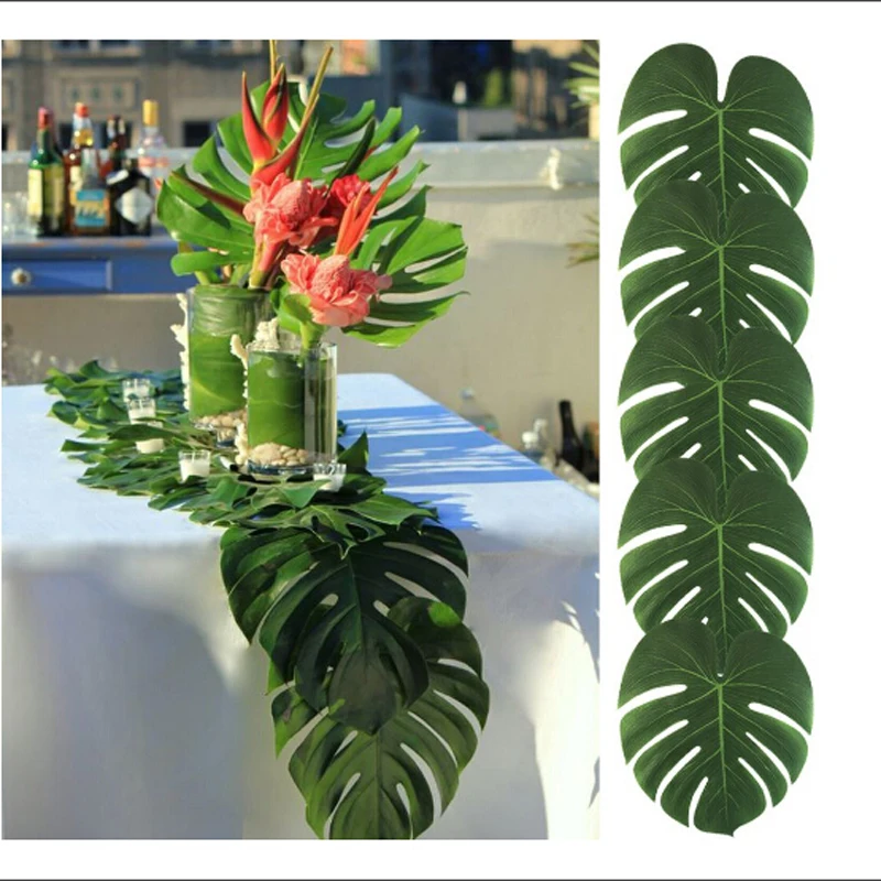 12pcs/pack Artificial Tropical Palm Leaves Jungle Beach Theme Party Decorations Wedding Table Decoration Accessories Hot Sale
12pcs/pack Artificial Tropical Palm Leaves Jungle Beach Theme Party Decorations Wedding Table Decoration Accessories Hot Sale