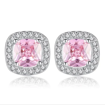 100% Luxury 925 Sterling Silver Pink Gem stone Earring Zircon Wedding Engagement Earrings Women Wholesale NY105
100% Luxury 925 Sterling Silver Pink Gem stone Earring Zircon Wedding Engagement Earrings Women Wholesale NY105