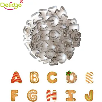 Delidge 37 pcs Stainless Steel Alphabet Letter Cookie Cutters Biscuit Number Stamp Mold Set DIY Fondant Cake Decorating Mould
Delidge 37 pcs Stainless Steel Alphabet Letter Cookie Cutters Biscuit Number Stamp Mold Set DIY Fondant Cake Decorating Mould