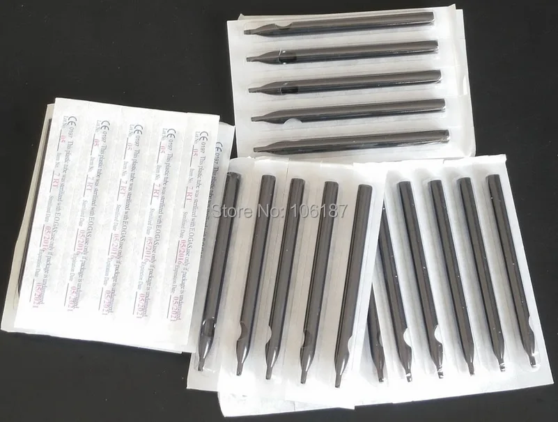 7R 50PCS Disposable Tattoo Black LONG Tips Back Stem Sterilized Plastic Tattoo Tips Nozzles
7R 50PCS Disposable Tattoo Black LONG Tips Back Stem Sterilized Plastic Tattoo Tips Nozzles