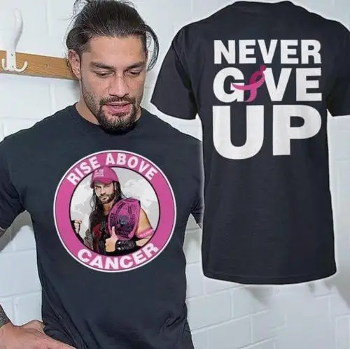Roman Reigns Raise Above Cancer Never Give Up Blood Cancer Awareness T Shirt Men Cool Casual pride t shirt men Unisex
Roman Reigns Raise Above Cancer Never Give Up Blood Cancer Awareness T Shirt Men Cool Casual pride t shirt men Unisex