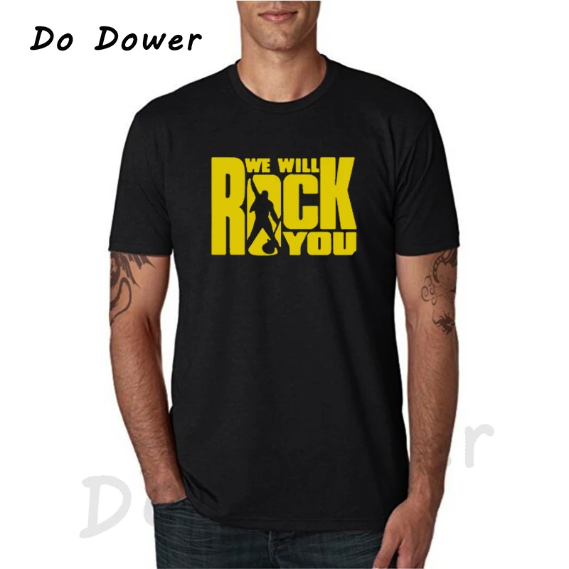2018 Europe and America New Men Short - Sleeved T-shirt Queen 's Band Queen We Will Rock You Gorgeous Rock Free Shipping
2018 Europe and America New Men Short - Sleeved T-shirt Queen 's Band Queen We Will Rock You Gorgeous Rock Free Shipping