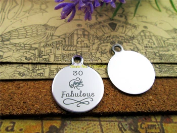 10pcs--stainless steel charms" 30/40/50/55/60/70 and Fabulous " DIY Charms Pendants
10pcs--stainless steel charms" 30/40/50/55/60/70 and Fabulous " DIY Charms Pendants