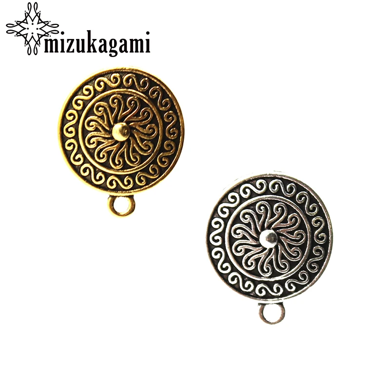6pcs/lot 19*23mm Zinc Alloy Retro Gold Silver Round Shaped Earring Base Earring Connector For DIY Earrings Accessories
6pcs/lot 19*23mm Zinc Alloy Retro Gold Silver Round Shaped Earring Base Earring Connector For DIY Earrings Accessories