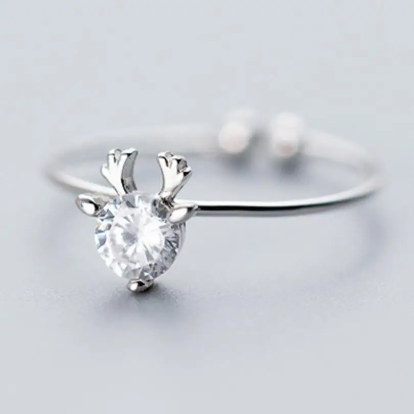 New Hot Moose Deer Elk Zircon Rings For Women 925 Sterling Silver Christmas Jewelry Statement Engagement Wedding Rings SAR1
New Hot Moose Deer Elk Zircon Rings For Women 925 Sterling Silver Christmas Jewelry Statement Engagement Wedding Rings SAR1